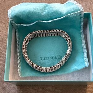 Authentic Tiffany & Co. Sterling Silver Mesh Bracelet